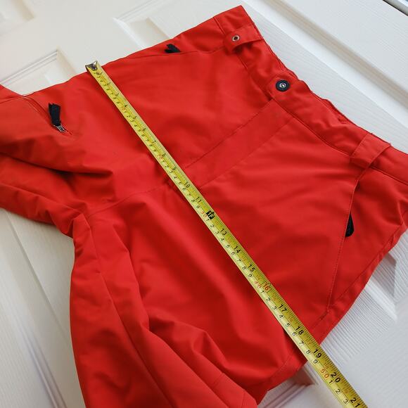 Spyder Insulated Ski Snow Pants Kids size 20 red orange 3M Thinsulate worn - Picture 12 of 16